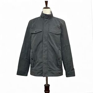 Kenneth Cole New York Men’s Full Zip Dark Gray Military Jacket Size S